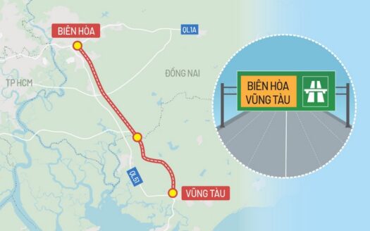 Cao tốc Biên Hòa-Vũng Tàu là dự án lớn