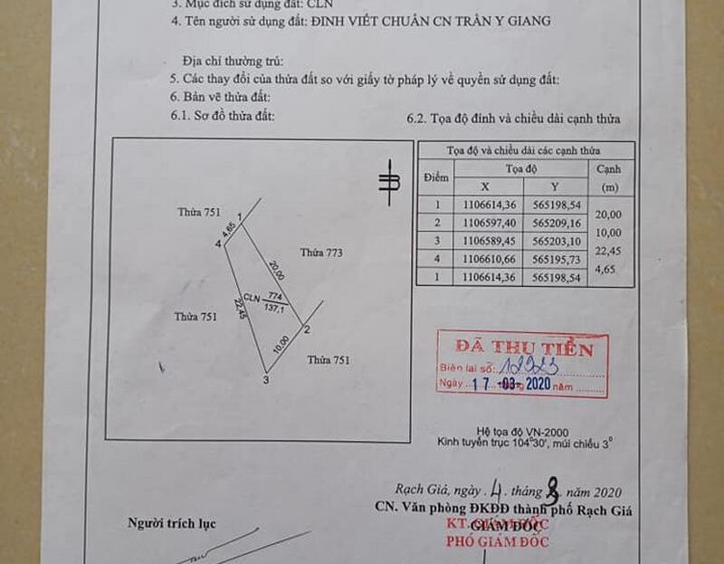 Bán đất hai mặt tiền lô góc nền đẹp