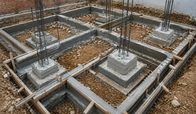 Chi phí làm móng nhà 1 tầng thay đổi theo từng công trình